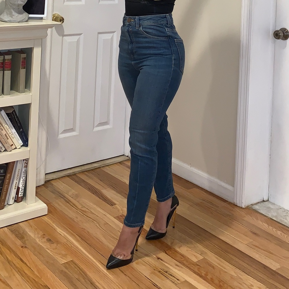 Super high waisted farleigh denim